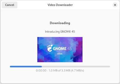 Screenshot Video Downloader by Unrud application webpage.