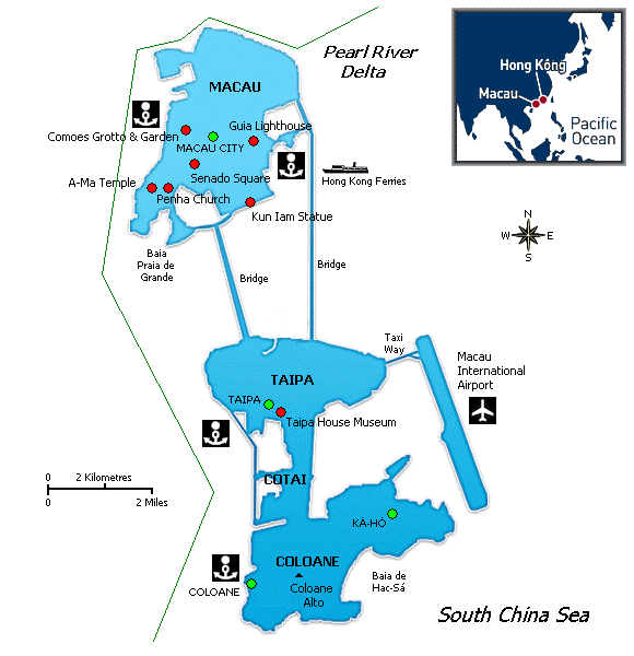 map, Macao, Macau, island, islands