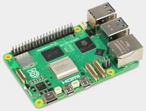 New Raspberry Pi 5 with 16 GByte (GB).